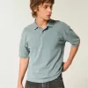 Kastenförmiges, kurzes Poloshirt Kastenförmiges, kurzes Poloshirt