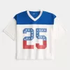 Kastenförmiges, kurzes Trikot mit Zahlengrafik Kastenförmiges, kurzes Trikot mit Zahlengrafik