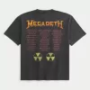 Kastenförmiges Megadeth Tour-T-Shirt mit Grafik Kastenförmiges Megadeth Tour-T-Shirt mit Grafik