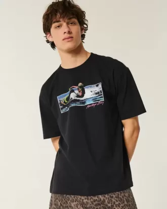 Kastenförmiges Montego Bay-T-Shirt mit Grafik