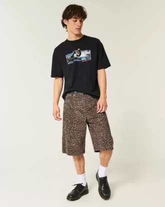 Kastenförmiges Montego Bay-T-Shirt mit Grafik