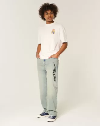 Kastenförmiges Real Madrid CF-T-Shirt mit Grafik