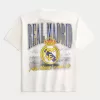 Kastenförmiges Real Madrid CF-T-Shirt mit Grafik Kastenförmiges Real Madrid CF-T-Shirt mit Grafik