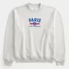 Kastenförmiges Rundhals-Sweatshirt mit Paris Saint-Germain-Grafik