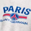 Kastenförmiges Rundhals-Sweatshirt mit Paris Saint-Germain-Grafik