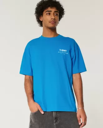Kastenförmiges, schweres BWT Alpine F1 Team-T-Shirt mit Grafik