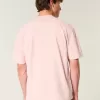 Kastenförmiges, schweres Hawaii-T-Shirt mit Grafik