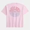 Kastenförmiges, schweres Myrtle Beach-T-Shirt mit Grafik Kastenförmiges, schweres Myrtle Beach-T-Shirt mit Grafik