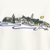 Kastenförmiges, schweres T-Shirt mit Kroatien-Grafik