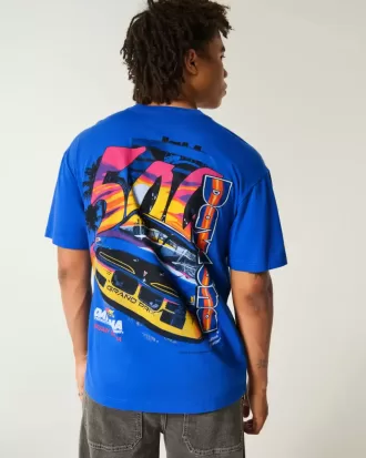 Kastenförmiges T-Shirt mit Daytona 500-Grafik