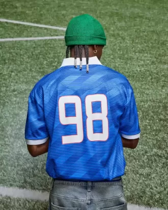 Kastenförmiges Trikot mit Pepsi-Grafik