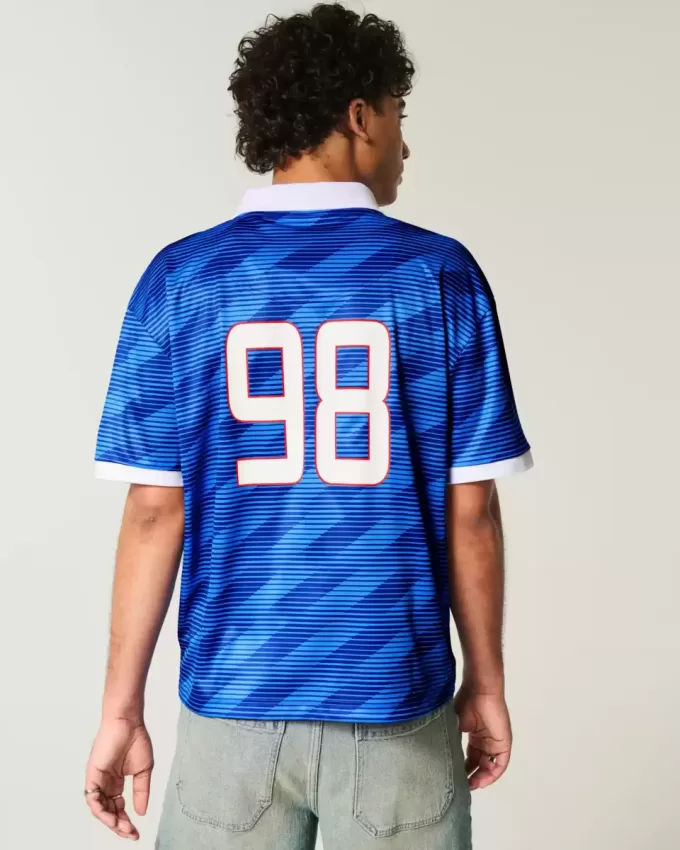 Kastenförmiges Trikot mit Pepsi-Grafik Kastenförmiges Trikot mit Pepsi-Grafik