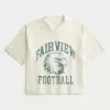 Kastenförmiges, verkürztes Fairview-Football-Trikot mit Grafik Kastenförmiges, verkürztes Fairview-Football-Trikot mit Grafik