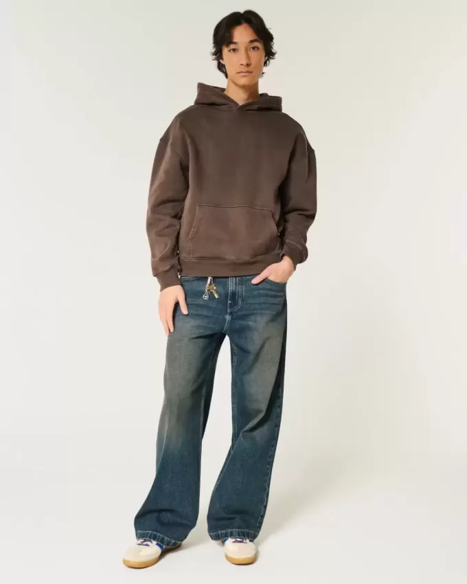 Kastiger, verwaschener Hoodie Kastiger, verwaschener Hoodie