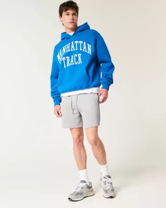 Kühlende Fleece-Shorts bis zur Mitte des Oberschenkels