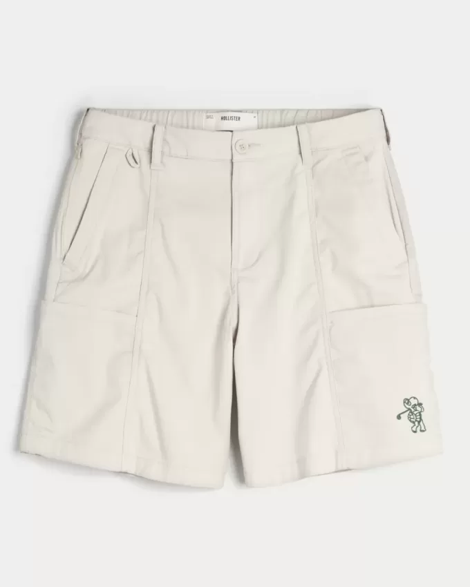 Kühlende Golfshorts über dem Knie