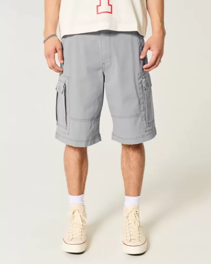 Knielange Baggy-Cargo-Shorts Knielange Baggy-Cargo-Shorts