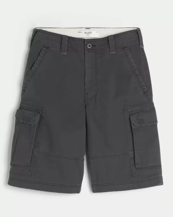 Knielange Baggy-Cargo-Shorts