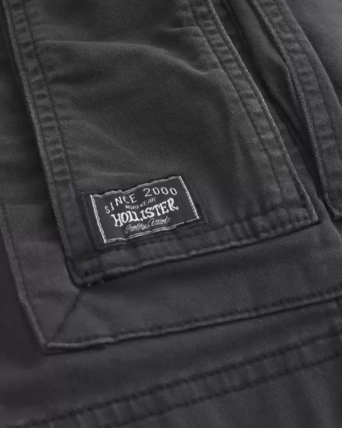 Knielange Baggy-Cargo-Shorts