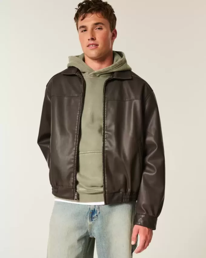 Kunstlederjacke
