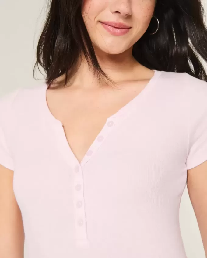 Kurzarm-Henley Kurzarm-Henley