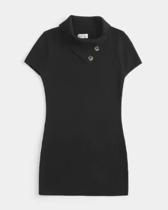 Kurzarm-Tunika-Pullover