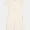 Kurzärmeliges Wickelkleid Kurzärmeliges Wickelkleid