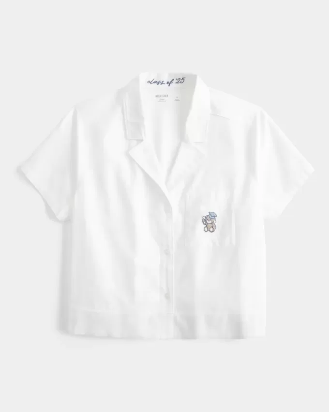 Kurzärmliges Grad Bear-Schlafshirt