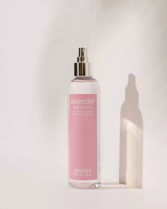 Lavendel- und Vanille-Haar- und Körperspray