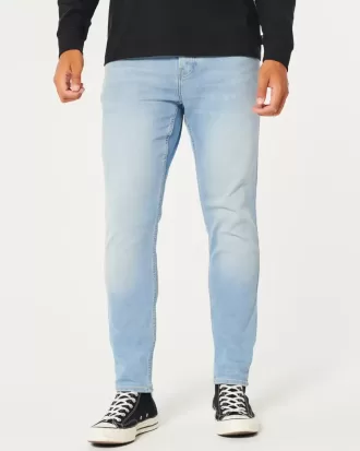 Leicht verwaschene, sportliche Skinny-Jeans
