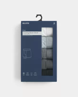 Längere kühlende Boxershorts, 5er-Pack