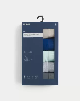 Längere kühlende Boxershorts, 5er-Pack