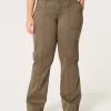 Lockere Cargo-Bootpants mit mittelhohem Bund Lockere Cargo-Bootpants mit mittelhohem Bund