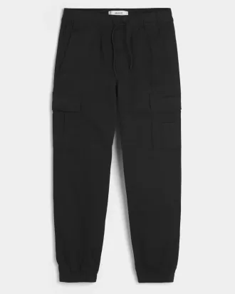 Lockere Cargo-Jogginghose aus Twill