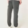 Lockere Cargo-Jogginghose aus Twill Lockere Cargo-Jogginghose aus Twill