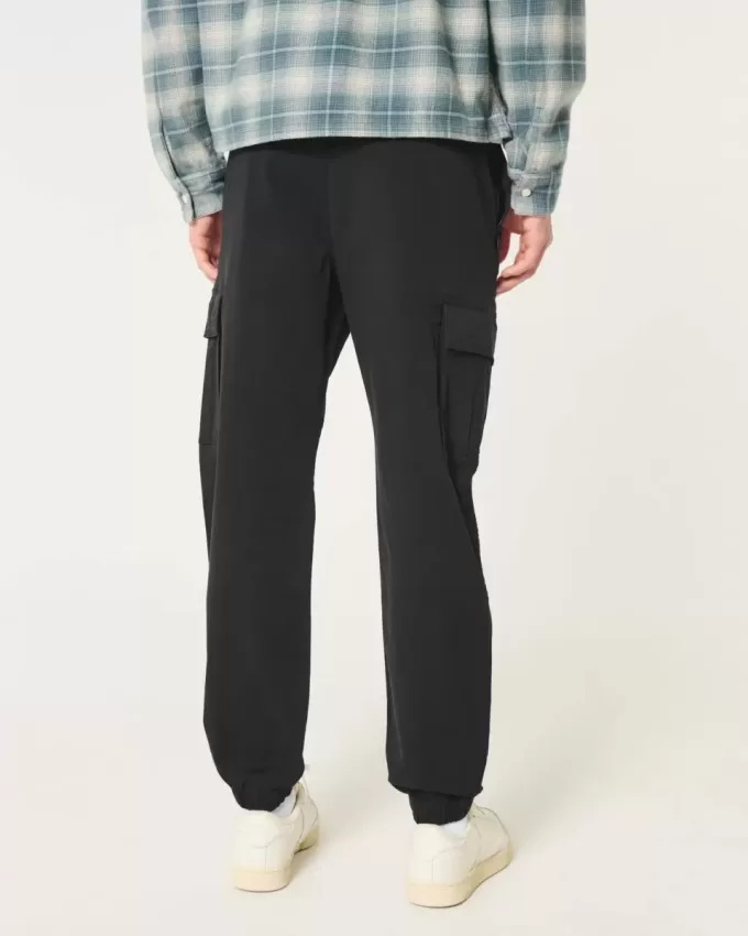 Lockere Cargo-Jogginghose aus Twill