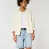 Lockere Denim-Shorts im Distressed-Look über dem Knie Lockere Denim-Shorts im Distressed-Look über dem Knie