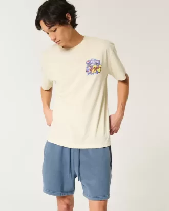 Lockere Fleece-Shorts bis zur Mitte des Oberschenkels