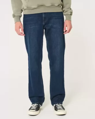 Lockere Jeans in dunkler Waschung Lockere Jeans in dunkler Waschung