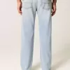 Lockere Jeans in heller Waschung Lockere Jeans in heller Waschung