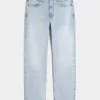 Lockere Jeans in heller Waschung Lockere Jeans in heller Waschung