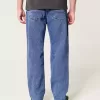 Lockere Jeans in mittlerer Waschung Lockere Jeans in mittlerer Waschung
