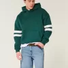 Lockere Jeansshorts über dem Knie