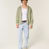 Lockere Painter-Jeans in heller Waschung Lockere Painter-Jeans in heller Waschung
