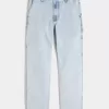 Lockere Painter-Jeans in heller Waschung Lockere Painter-Jeans in heller Waschung