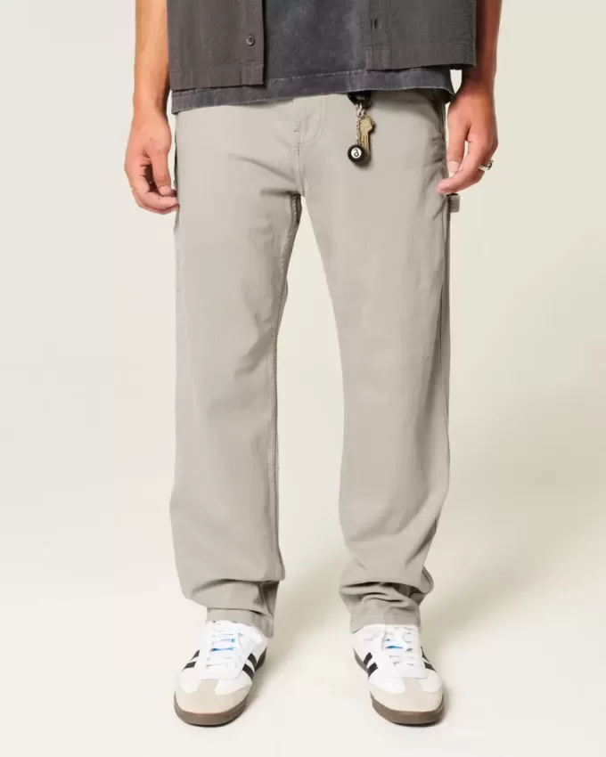 Lockere Painter-Jeans mit Stickerei Lockere Painter-Jeans mit Stickerei