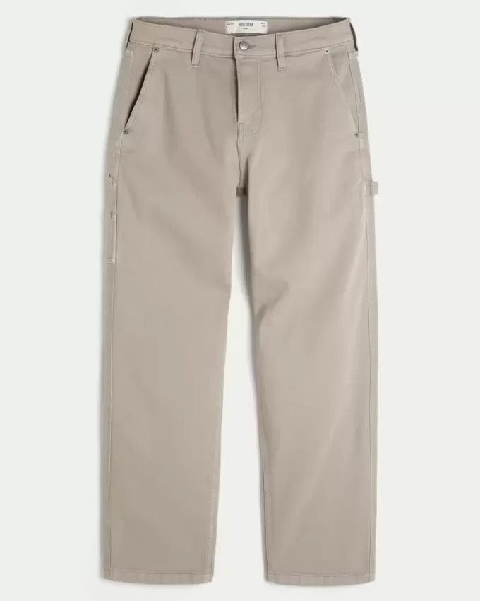 Lockere Painter-Jeans mit Stickerei Lockere Painter-Jeans mit Stickerei