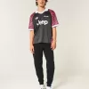 Lockere Ripp-Jogginghose
