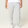 Lockere Ripp-Jogginghose