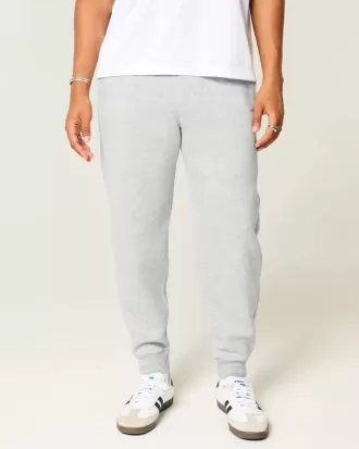 Lockere Ripp-Jogginghose